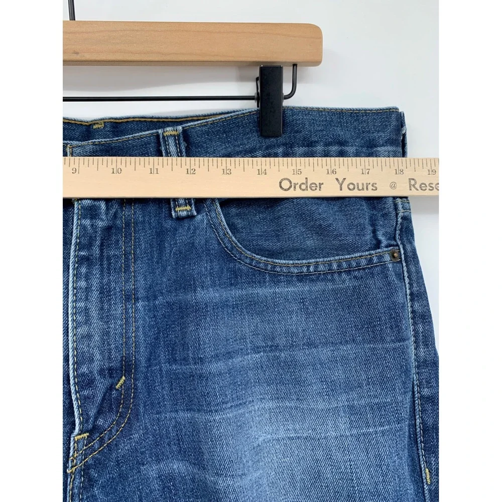 Vintage Levis 511 Jeans Men 36x30 Blue Skinny Fit Cotton Fade Denim Pants